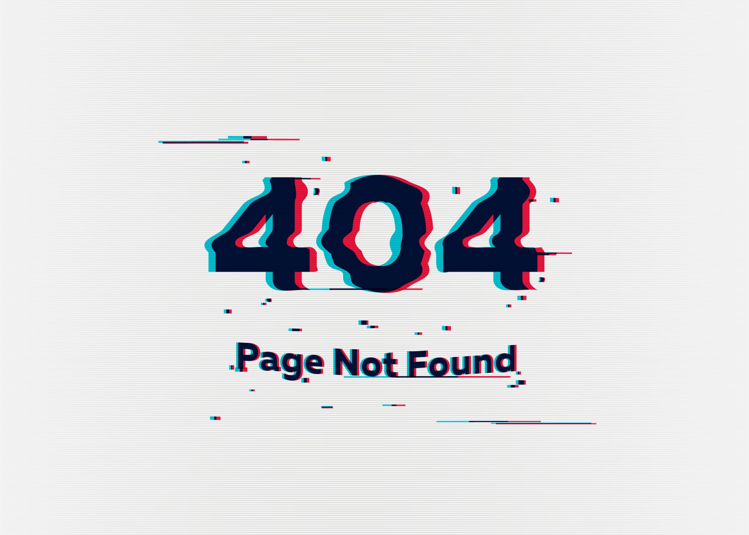 http 404 error code means